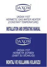 DAXOM UKDAX-11ST Installation And Operating Manual preview