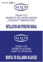 Preview for 22 page of DAXOM UKDAX-11ST Installation And Operating Manual