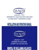 DAXOM UKDAX-11ST Installation & Operation Manual preview