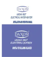 Preview for 1 page of DAXOM UKDAX-18GT Installation And Operating Manual