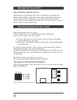 Preview for 10 page of Daxten GALAXY - Installation And Operation Manual