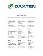 Preview for 16 page of Daxten GALAXY - Installation And Operation Manual