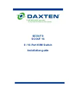 Daxten SCOUT 16 Installation Manual preview