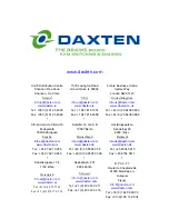 Предварительный просмотр 27 страницы Daxten Voyager 125H Installation And Operation Manual