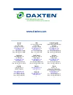 Предварительный просмотр 8 страницы Daxten Voyager 300 Installation Manual