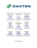 Предварительный просмотр 10 страницы Daxten VoyagerTouch 125H Installation And Operation Manual