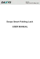 DAXYS Smart Folding Lock User Manual preview