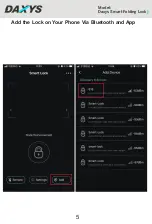 Preview for 5 page of DAXYS Smart Folding Lock User Manual