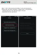 Preview for 10 page of DAXYS Smart Folding Lock User Manual
