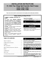 Preview for 1 page of Day and Night CCH6 Installation Instructions Manual