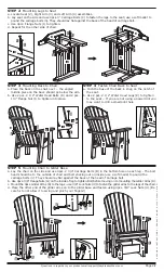 Preview for 2 page of Daybreak Fanback Glider 1204 Assembly Instructions