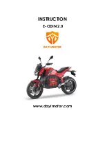 Preview for 1 page of Dayi Motor E-ODIN 2.0 Instructions Manual