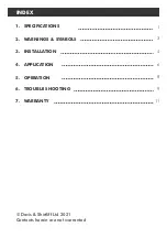 Preview for 3 page of DAYLIFF AQUASTRONG CIRC 16 Installation & Operating Manual