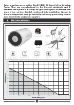 Preview for 4 page of DAYLIFF AQUASTRONG CIRC 16 Installation & Operating Manual