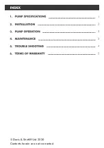 Preview for 2 page of DAYLIFF DDV 60 Installation & Operating Manual