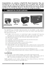 Предварительный просмотр 4 страницы DAYLIFF DG 12000DS Installation & Operating Manual