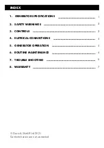 Preview for 3 page of DAYLIFF DG Series Installation & Operating Manual