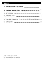 Preview for 3 page of DAYLIFF DGW 200P Installation & Operating Manual