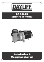 DAYLIFF DP SOLAR Installation & Operating Manual preview