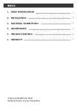 Preview for 3 page of DAYLIFF DWC 10A Installation & Operating Manual