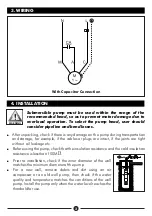 Предварительный просмотр 6 страницы DAYLIFF DWY370 Installation & Operating Manual