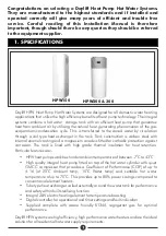 Preview for 3 page of DAYLIFF HPW150 Installation & Operating Manual