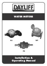 Preview for 1 page of DAYLIFF MJ Installation And Operation Manual