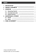 Preview for 3 page of DAYLIFF Mower-P Operating & Maintenance Manual