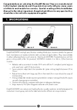 Preview for 4 page of DAYLIFF Mower-P Operating & Maintenance Manual