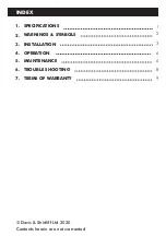 Preview for 3 page of DAYLIFF OSMOSIS Installation & Operating Manual