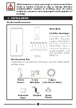 Preview for 7 page of DAYLIFF OSMOSIS Installation & Operating Manual