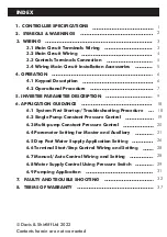 Preview for 2 page of DAYLIFF PVm015 Installation & Operating Manual