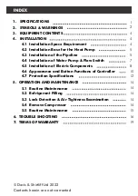 Предварительный просмотр 3 страницы DAYLIFF SPS-190 Installation & Operating Manual