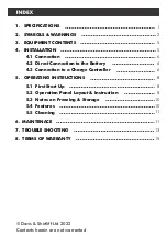 Preview for 3 page of DAYLIFF SUNFRIDGE 55 Installation & Operating Manual