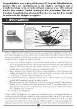 Preview for 4 page of DAYLIFF ULTRASUN UFD Installation & Operating Manual