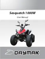 Preview for 1 page of Daymak Sasquatch 1000W User Manual