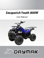Daymak Sasquatch Youth 800W User Manual preview