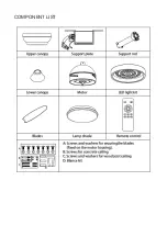 Предварительный просмотр 13 страницы DAYRON VERMONT 55W Instruction Manual