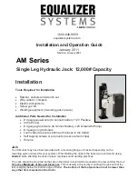 Days EQUALIZER SYSTEMS AM Series Installation And Operation Manual preview
