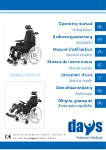 Days Solstice Comfort Operating Manual preview