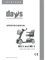 Days Strider MD 3 Operating Manual preview