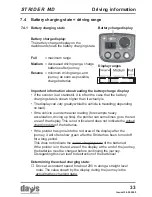 Preview for 33 page of Days Strider MD 3 Operating Manual