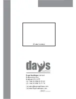 Preview for 94 page of Days Strider MD 3 Operating Manual