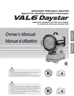 Предварительный просмотр 1 страницы DayStar VAL 6 Owner'S Manual