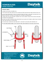 Preview for 2 page of DAYTEK HOMEBUILDER Assembly Instructions