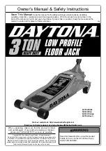 Daytona 56643 Owner'S Manual & Safety Instructions preview