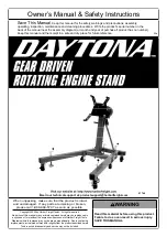 Daytona 57745 Owner'S Manual & Safety Instructions preview