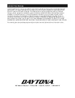 Предварительный просмотр 12 страницы Daytona DJ3000 Owner'S Manual & Safety Instructions