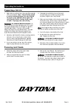 Preview for 3 page of Daytona DJS22T Owner'S Manual & Safety Instructions