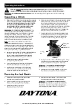 Preview for 4 page of Daytona DJS3TGRY Owner'S Manual